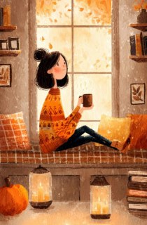 Стихотворение Аллы Радуги "А в моём доме ноябрь бродит"