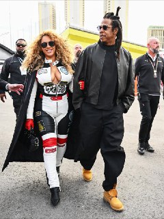 Бейонсе и Джей-Зи на Гран-при Формулы-1 в Лас-Вегасе