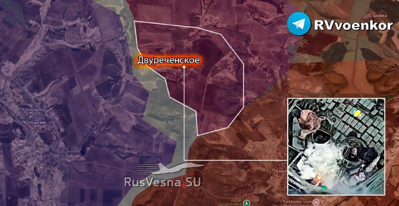 Отражение контратаки ВСУ на Двуреченском