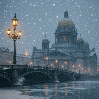 Снегопад и ветер ожидаются в Санкт-Петербурге и Ленинградской области