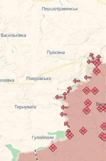 Обзор ситуации на Запорожском фронте