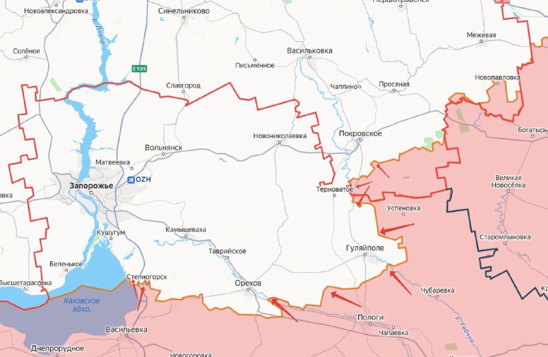 Бои в Гуляйполе и под Ореховом