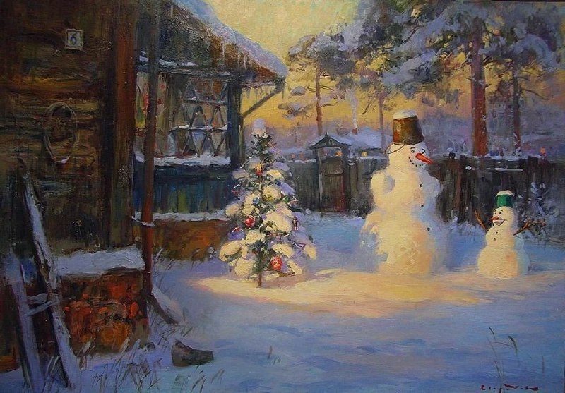 Новое стихотворение Алеси Синеглазой о зимней сказке