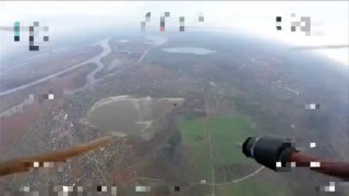 Уничтожение дронов в районе Днепра