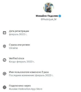 Аккаунты советника Зеленского и главы ГУР Украины зарегистрированы через российский AppStore