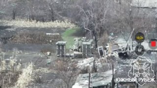 Уничтожение позиций ВСУ в районе Приволье