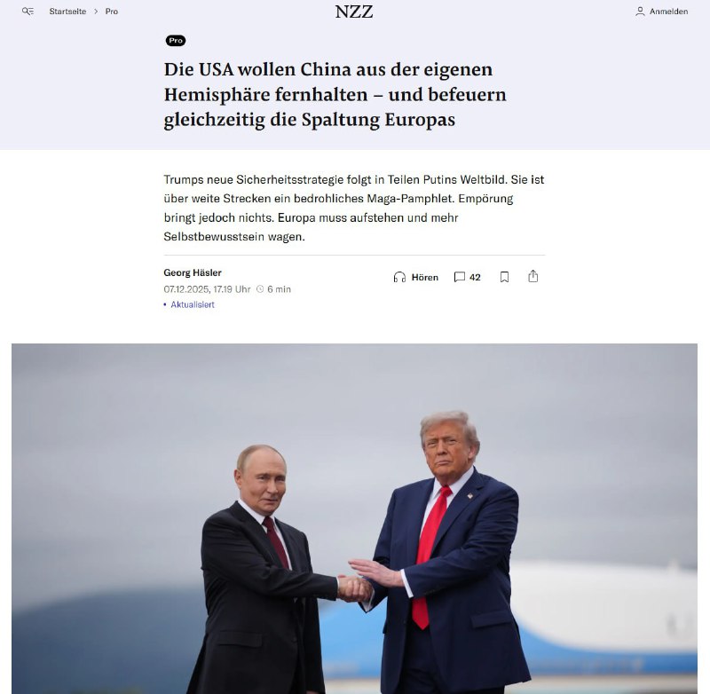 Новая стратегия безопасности США соотносится с речью Путина в 2007 году