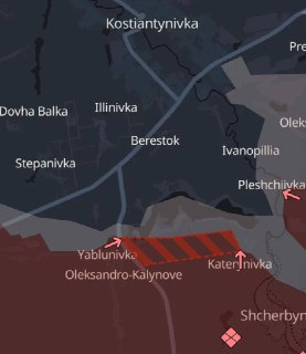 Продвижение российских войск на юге Украины