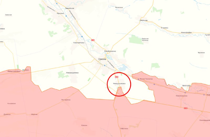 Российские военные освободили Новоданиловку