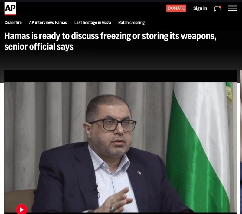 ХАМАС предложил Израилю перемирие на 5-10 лет