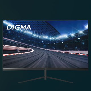 Digma выпустила изогнутые игровые мониторы