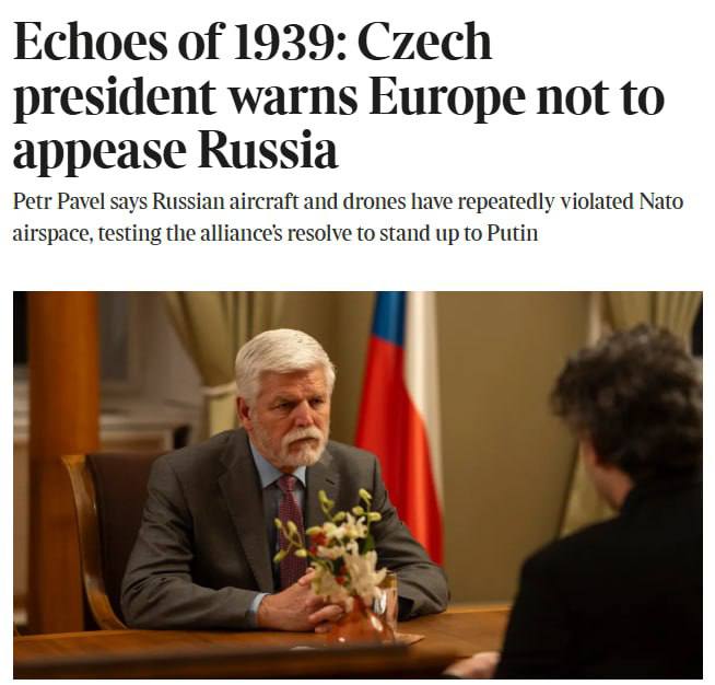 Президент Чехии сравнил конфликт на Украине со Второй мировой войной