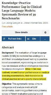 Медицинские LLM: блестящие экзамены, слабые клинические навыки
