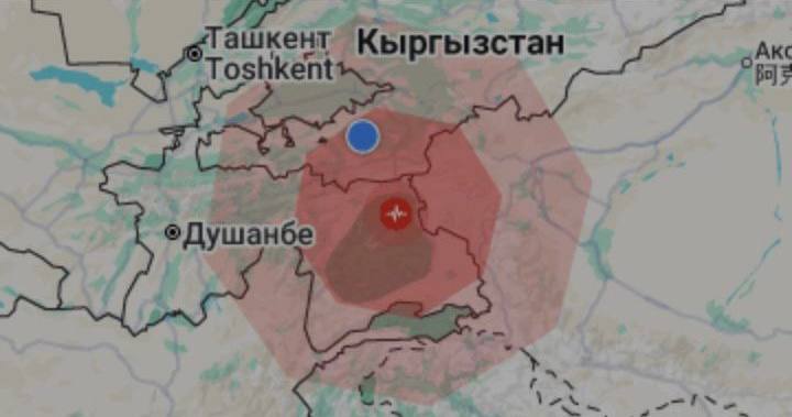 Землетрясение в Таджикистане ощутили в соседних регионах