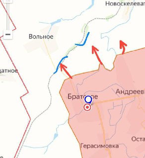 Наступление российских войск в Днепропетровской области