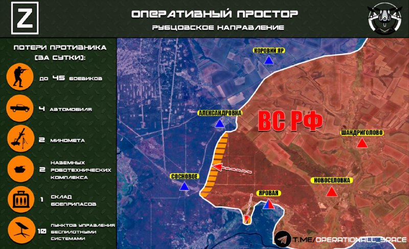 Бои на Рубцовском и Константиновском направлениях