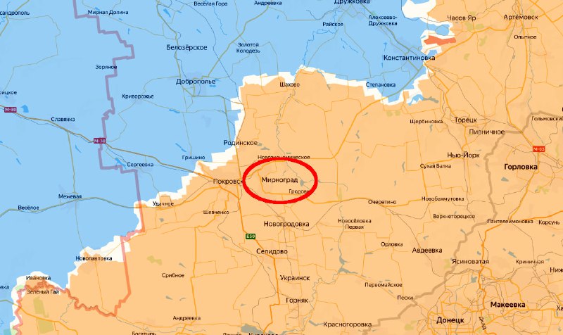 Ситуация в Димитрове: противоречивые сообщения о боях и сдаче в плен