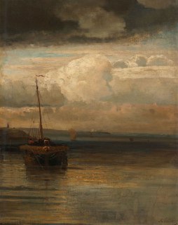 Пейзаж Алексея Саврасова «Волга» представлен в канале «Русский музей»