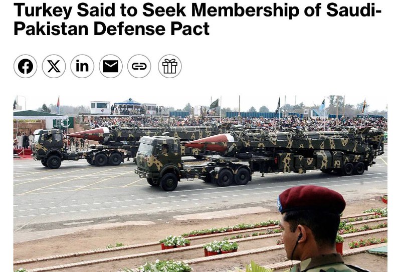 Турция может вступить в оборонный пакт Саудовской Аравии и Пакистана