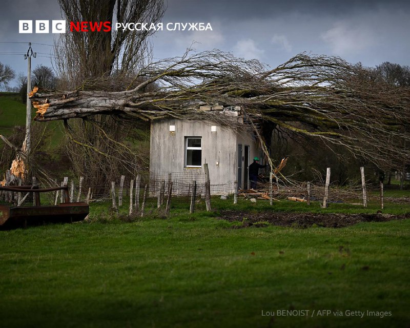 Последствия шторма во Франции