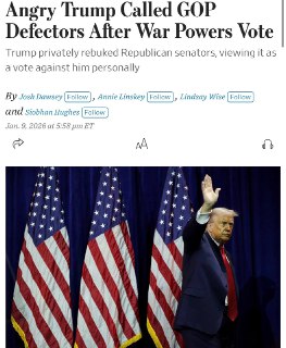 Трамп раскритиковал республиканцев за ограничение военных полномочий