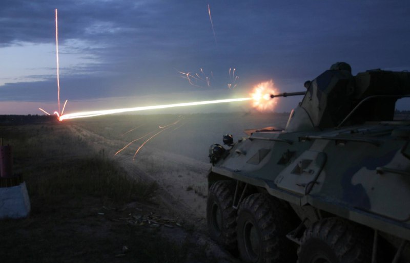 Ожесточенный бой на передовой