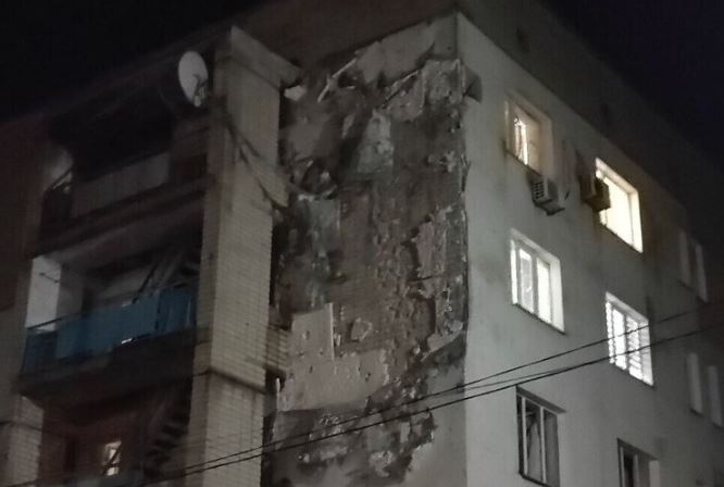 Массированная атака БПЛА на Бердянск