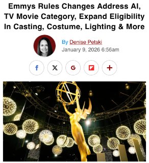 Телеакадемия ужесточила правила «Эмми» из-за ИИ