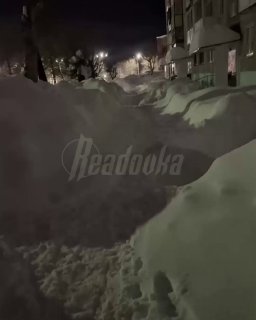 На Камчатке выпал обильный снегопад