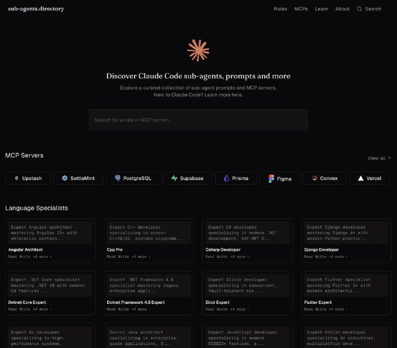 Anthropic выпустила 200+ суб-агентов для Claude Code