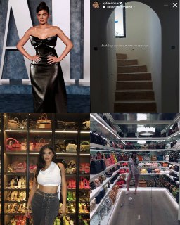 Кайли Дженнер показала свой новый особняк с двухэтажной гардеробной