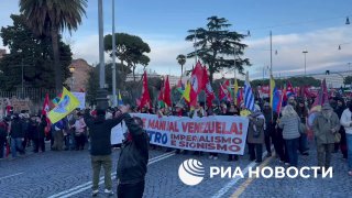 Шествие в поддержку Венесуэлы проходит в Риме