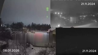 Сравнение траекторий ударов "Орешником"