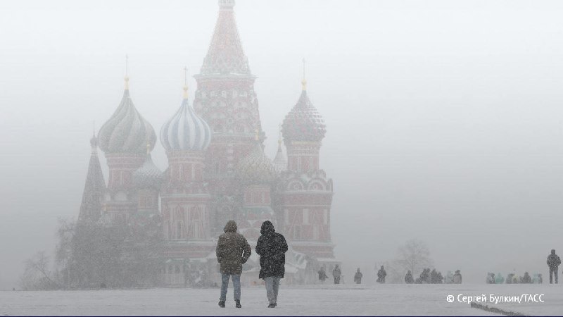 В Москве объявлен «жёлтый» уровень погодной опасности