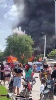 На Филиппинах произошел взрыв и пожар