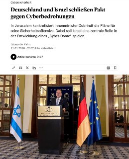 Германия и Израиль создают «киберкупол» для защиты инфраструктуры