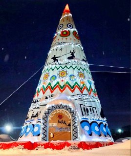 Магаданская елка участвует во всероссийском конкурсе